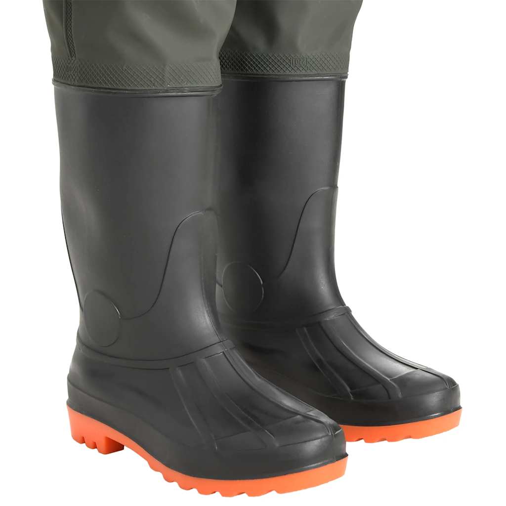 Pantaloni Impermeabili Con Stivali Verdi Taglia 42