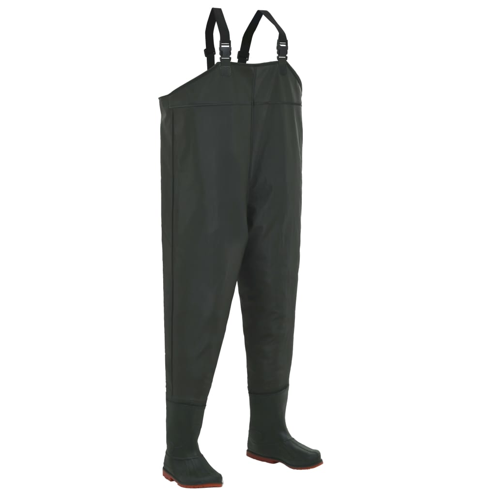 Pantaloni Impermeabili Con Stivali Verdi Taglia 42