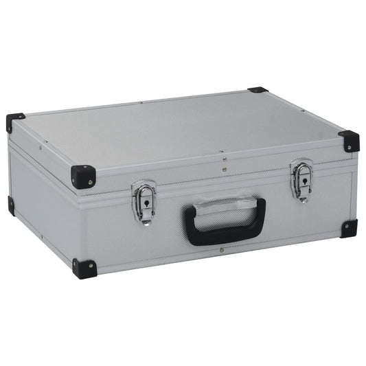 Valigetta Per Attrezzi 46X33X16 Cm Argento In Alluminio