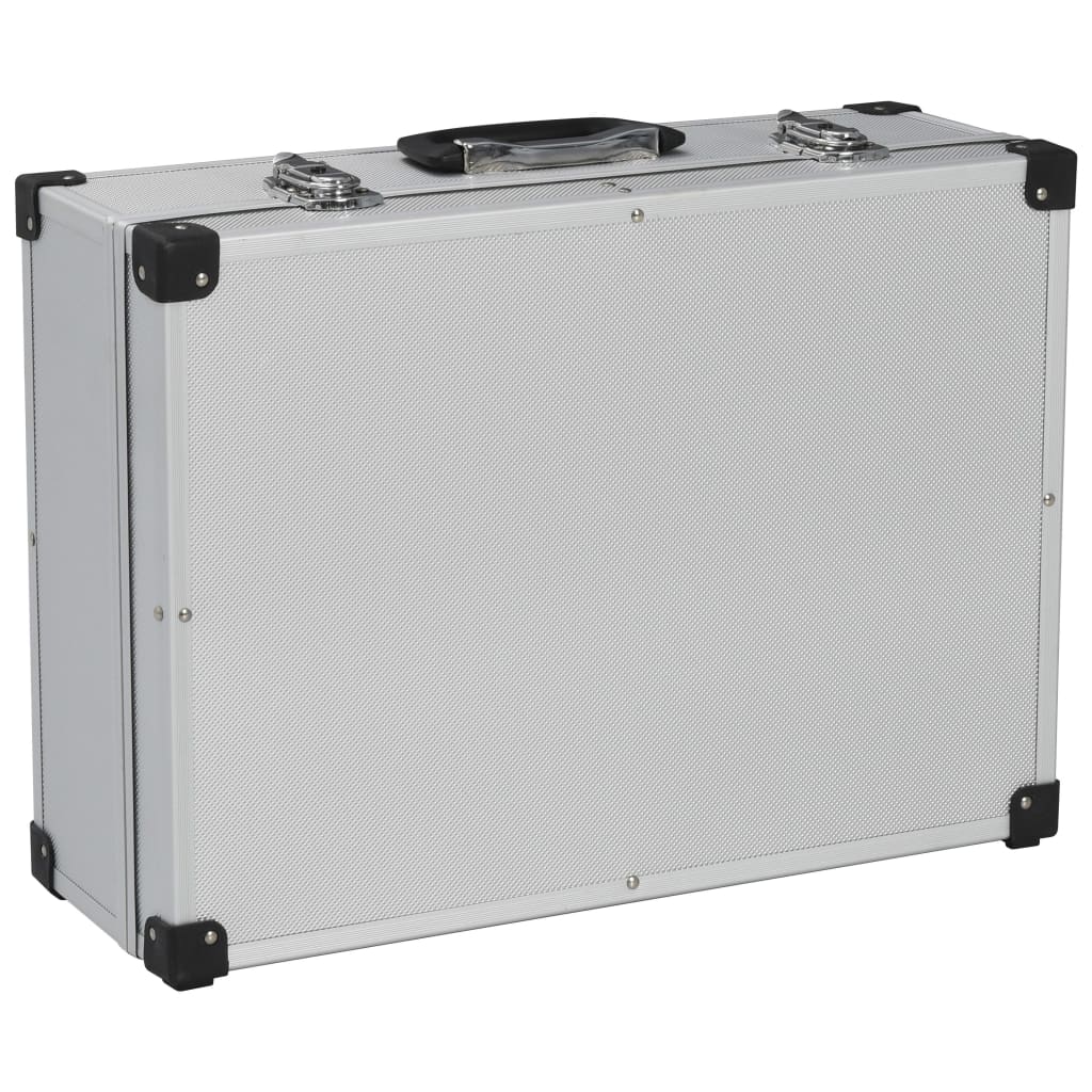 Valigetta Per Attrezzi 46X33X16 Cm Argento In Alluminio