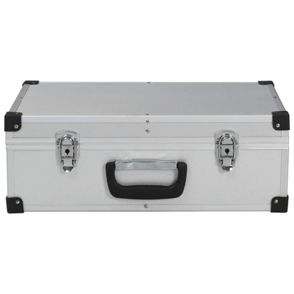 Valigetta Per Attrezzi 46X33X16 Cm Argento In Alluminio