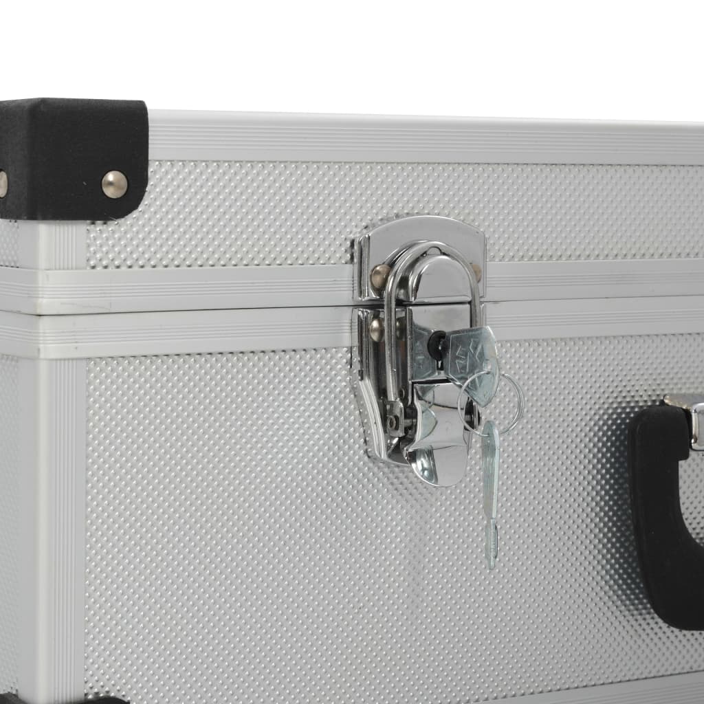 Valigetta Per Attrezzi 46X33X16 Cm Argento In Alluminio