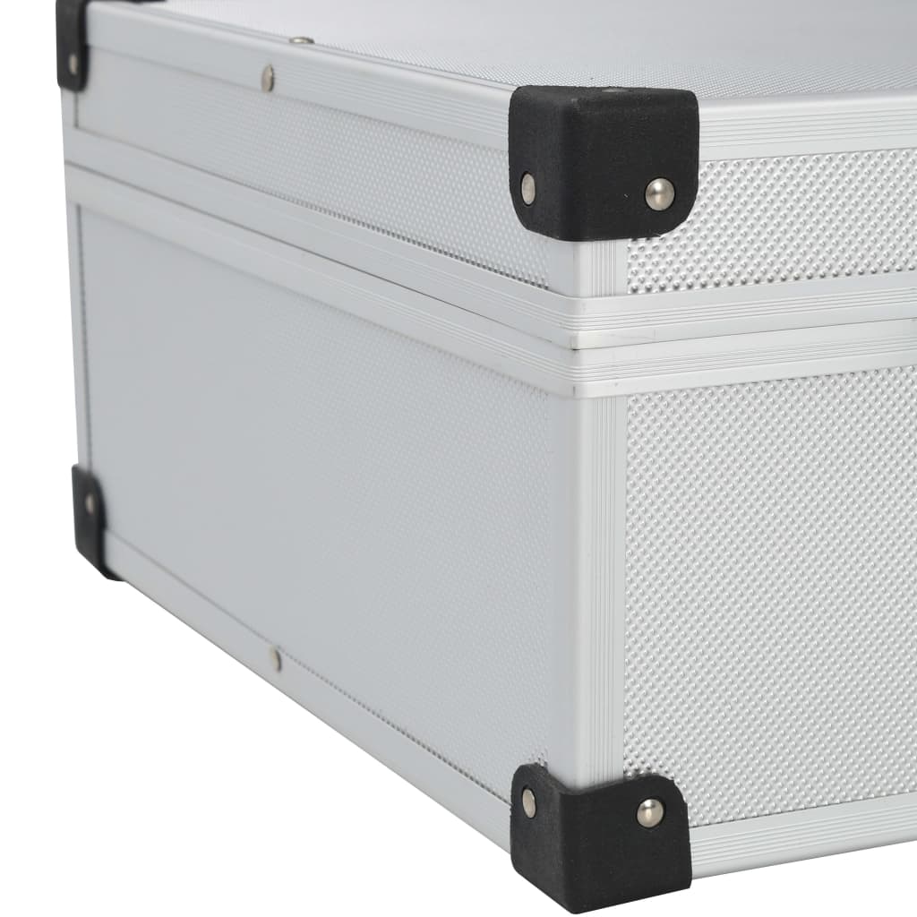 Valigetta Per Attrezzi 46X33X16 Cm Argento In Alluminio