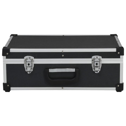 Valigetta Per Attrezzi 46X33X16 Cm Nera In Alluminio