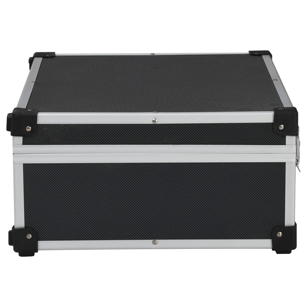 Valigetta Per Attrezzi 46X33X16 Cm Nera In Alluminio