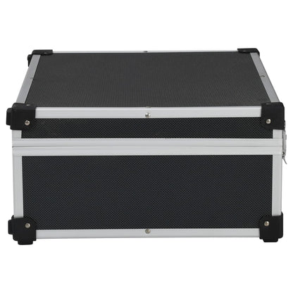 Valigetta Per Attrezzi 46X33X16 Cm Nera In Alluminio