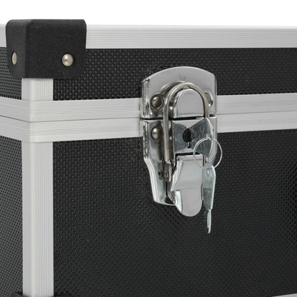 Valigetta Per Attrezzi 46X33X16 Cm Nera In Alluminio