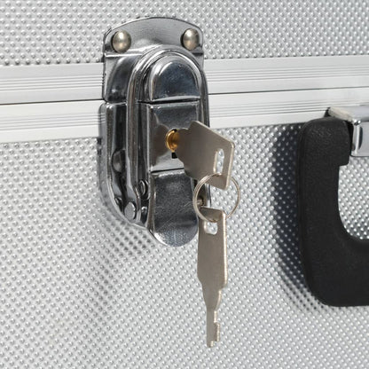 Valigetta Per Attrezzi 38X22,5X34 Cm Argento In Alluminio