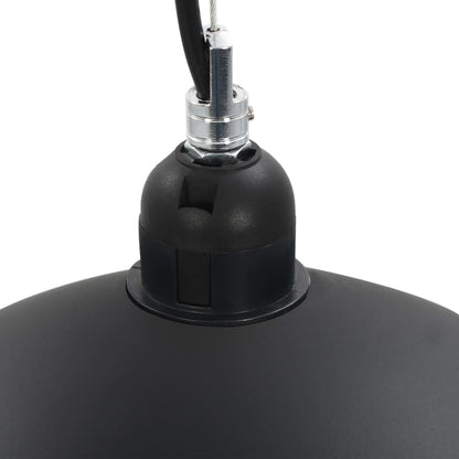 Lampadari 2 Pz Nero E Oro Semi-Sferici E27