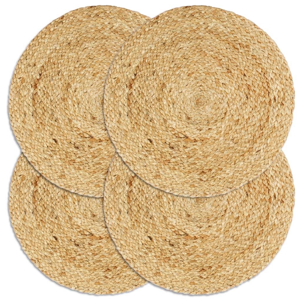 Tovagliette 6 Pz Naturale Neutro 38 Cm Rotonde In