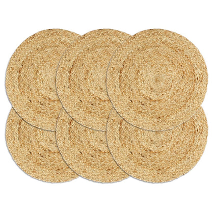 Tovagliette 6 Pz Naturale Neutro 38 Cm Rotonde In