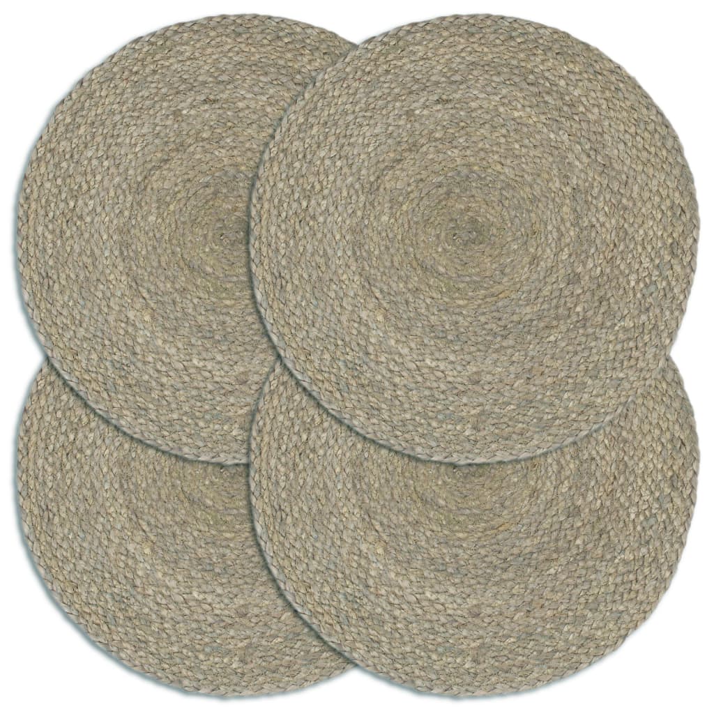 Tovagliette 6 Pz Naturale Neutro 38 Cm Rotonde In