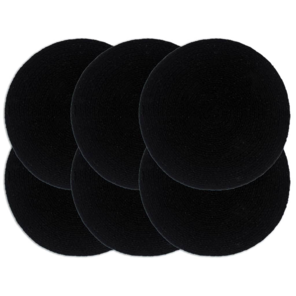 Tovagliette 6 Pz Naturale Neutro 38 Cm Rotonde In