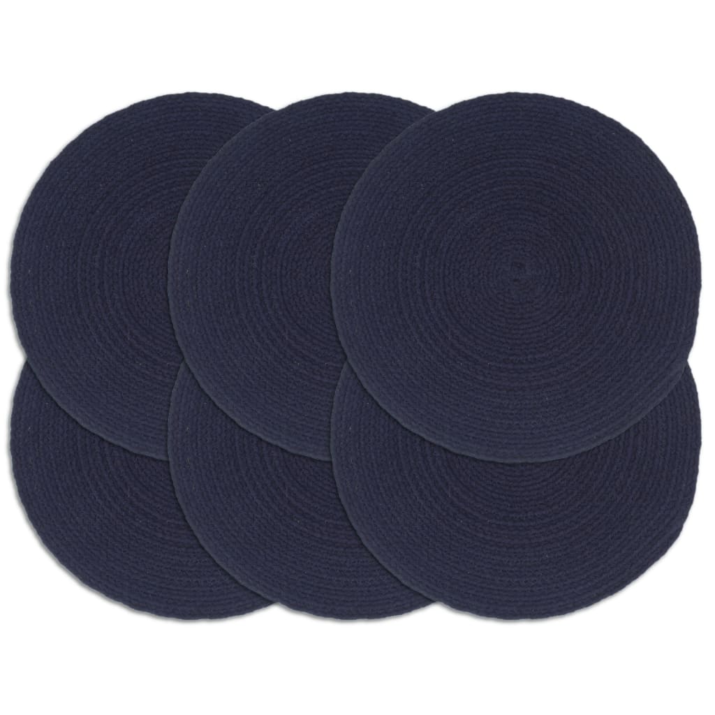 Tovagliette 6 Pz Naturale Neutro 38 Cm Rotonde In