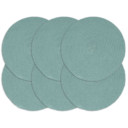 Tovagliette 6 Pz Naturale Neutro 38 Cm Rotonde In