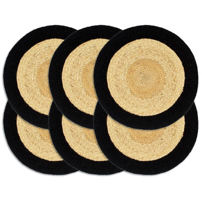 Tovagliette 6 Pz Naturale Neutro 38 Cm Rotonde In