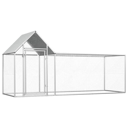 Pollaio 5X1X1,5 M In Acciaio Zincato