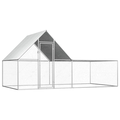 Pollaio 5X1X1,5 M In Acciaio Zincato