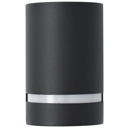 Lampade Da Parete Da Esterno 2 Pz 35 W Nere Semicircolari