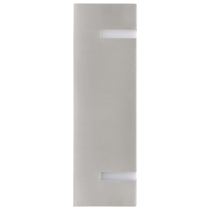 Lampade Da Parete Da Esterno 2 Pz 35 W Rettangolari Argento