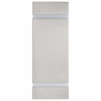 Lampade Da Parete Da Esterno 2 Pz 35 W Rettangolari Argento