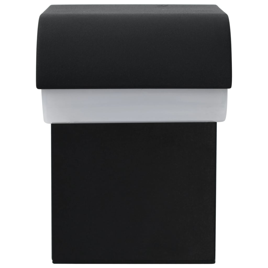 Lampada Da Parete Da Esterno A Led 9 W Nera Ovale