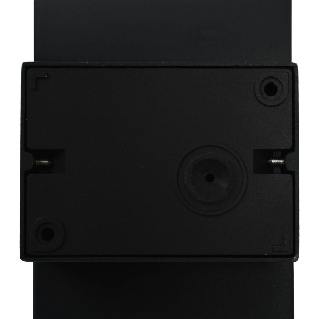 Lampada Da Parete Da Esterno A Led 9 W Nera Ovale