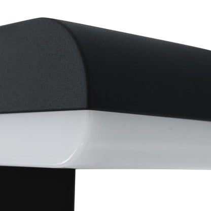 Lampada Da Parete Da Esterno A Led 9 W Nera Ovale
