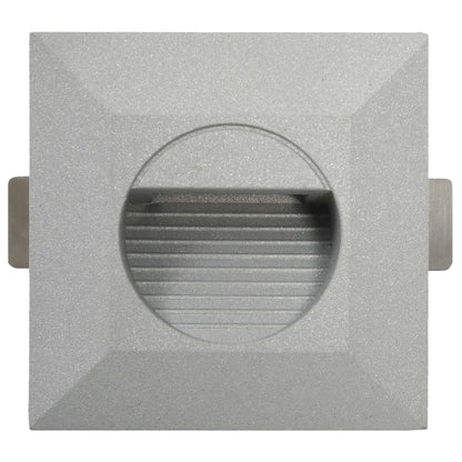 Lampade Da Parete Da Esterno A Led 6 Pz 5 W Argento Quadrate