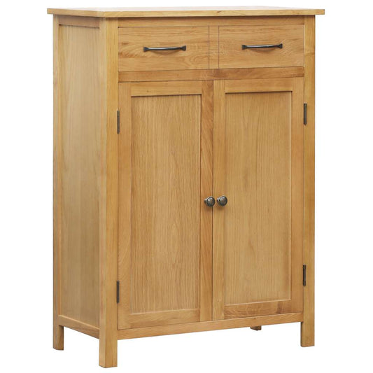 Scarpiera 76X37X105 Cm In Legno Massello Di Rovere