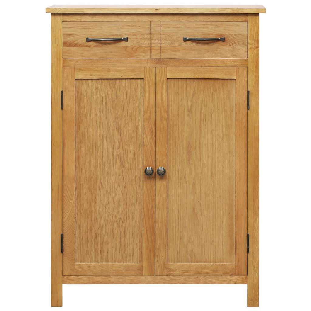 Scarpiera 76X37X105 Cm In Legno Massello Di Rovere