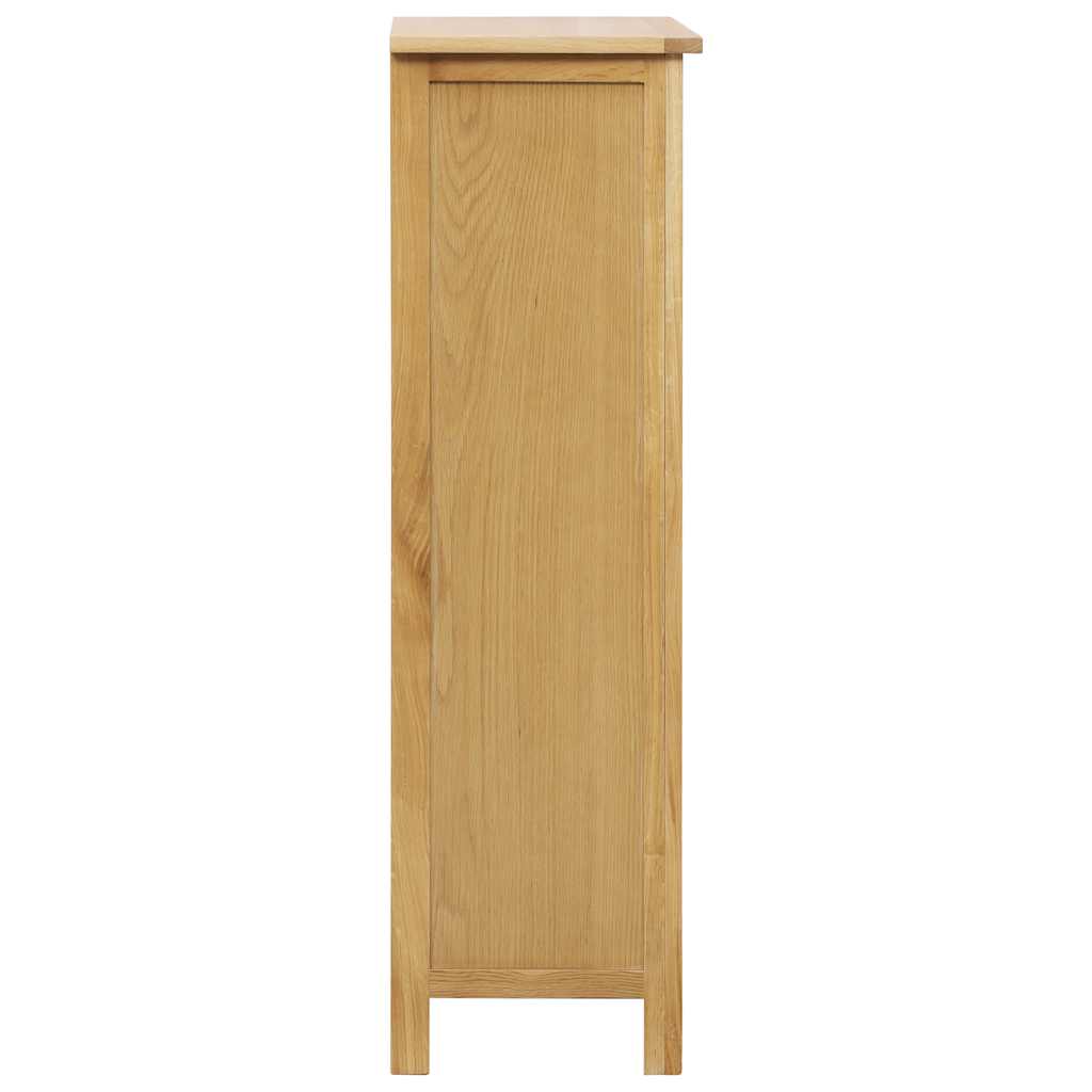 Scarpiera 76X37X105 Cm In Legno Massello Di Rovere