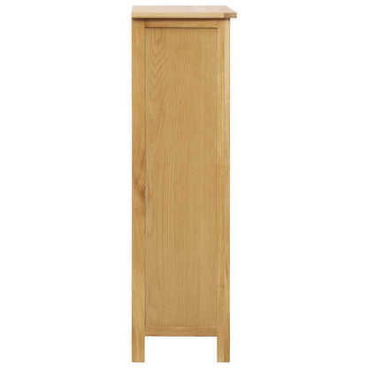 Scarpiera 76X37X105 Cm In Legno Massello Di Rovere