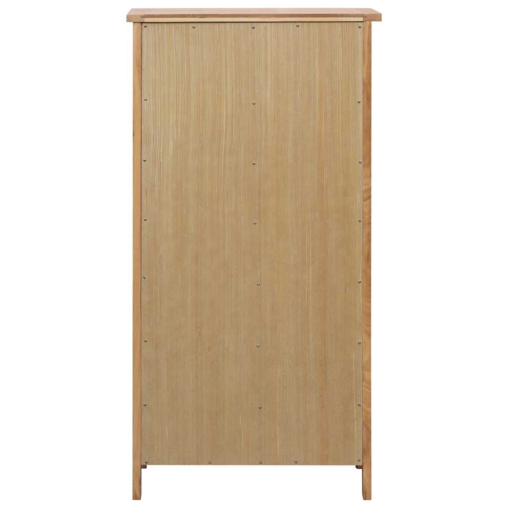 Scarpiera 76X37X105 Cm In Legno Massello Di Rovere