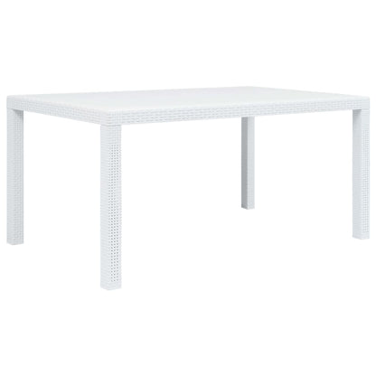 Tavolo Da Giardino Plastica Stile Rattan