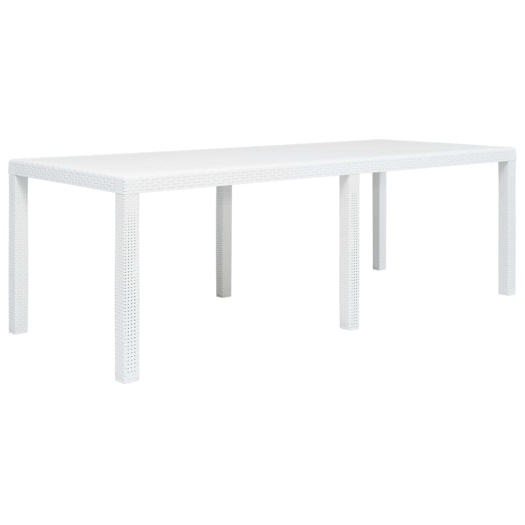 Tavolo Da Giardino Plastica Stile Rattan