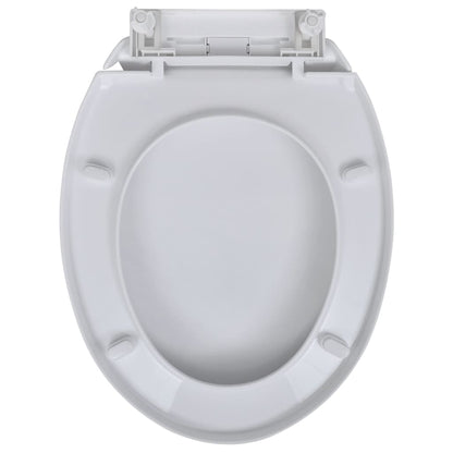 Copriwater A Chiusura Rallentata 2Pz Plastica Bianco