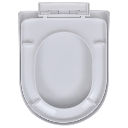 Copriwater A Chiusura Rallentata 2 Pz Plastica Bianco
