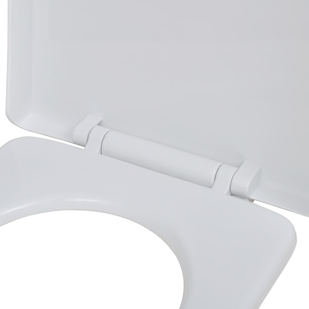 Copriwater A Chiusura Rallentata 2 Pz Plastica Bianco