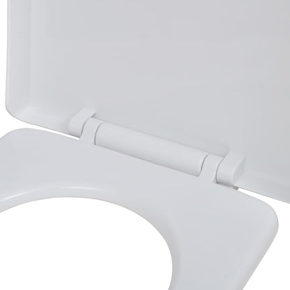 Copriwater A Chiusura Rallentata 2 Pz Plastica Bianco