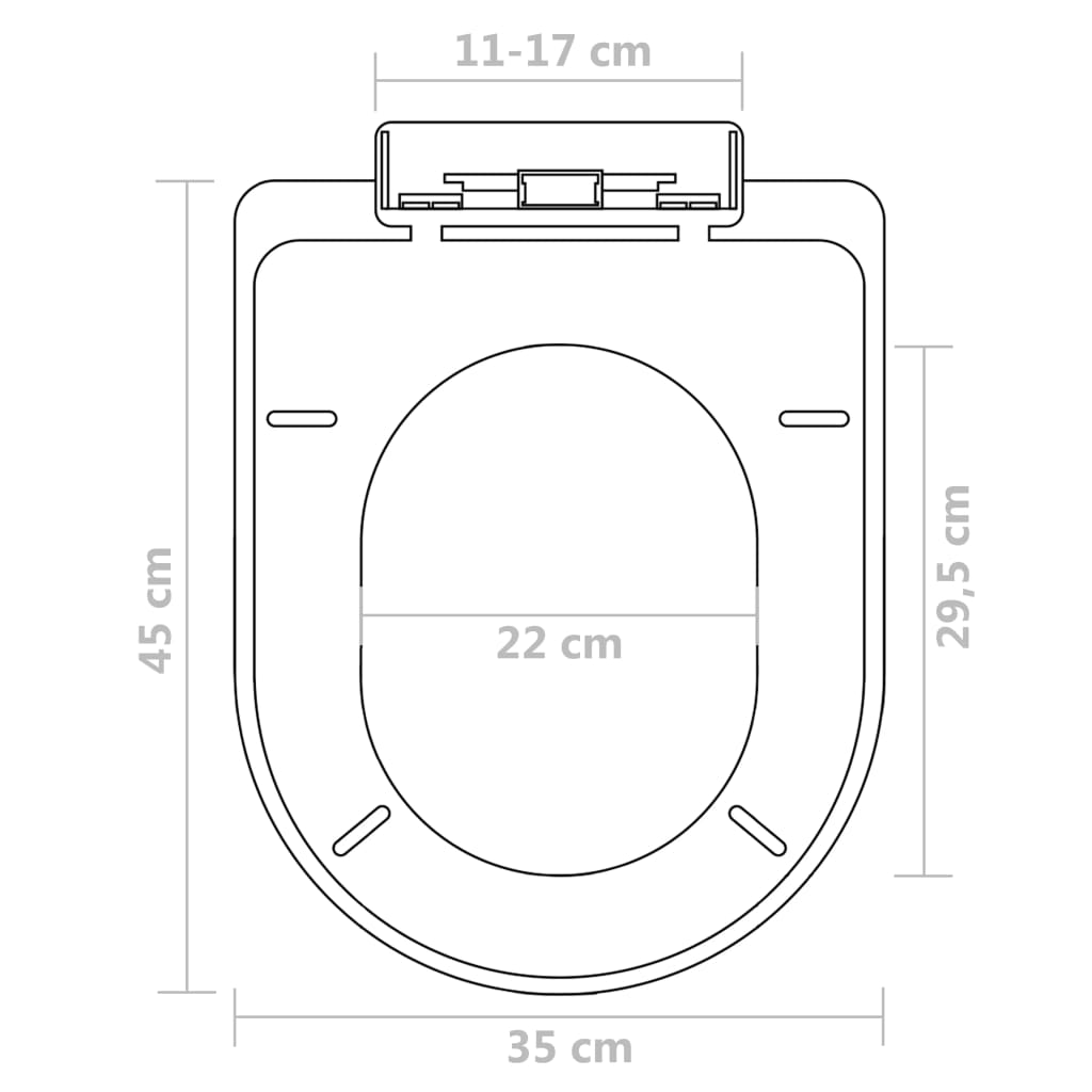 Copriwater A Chiusura Rallentata 2 Pz Plastica Bianco