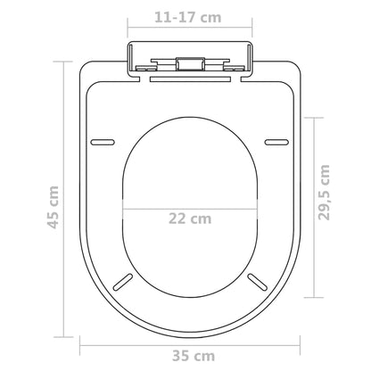 Copriwater A Chiusura Rallentata 2 Pz Plastica Bianco