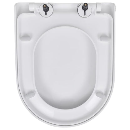 Copriwater A Chiusura Rallentata 2 Pz Plastica Bianco
