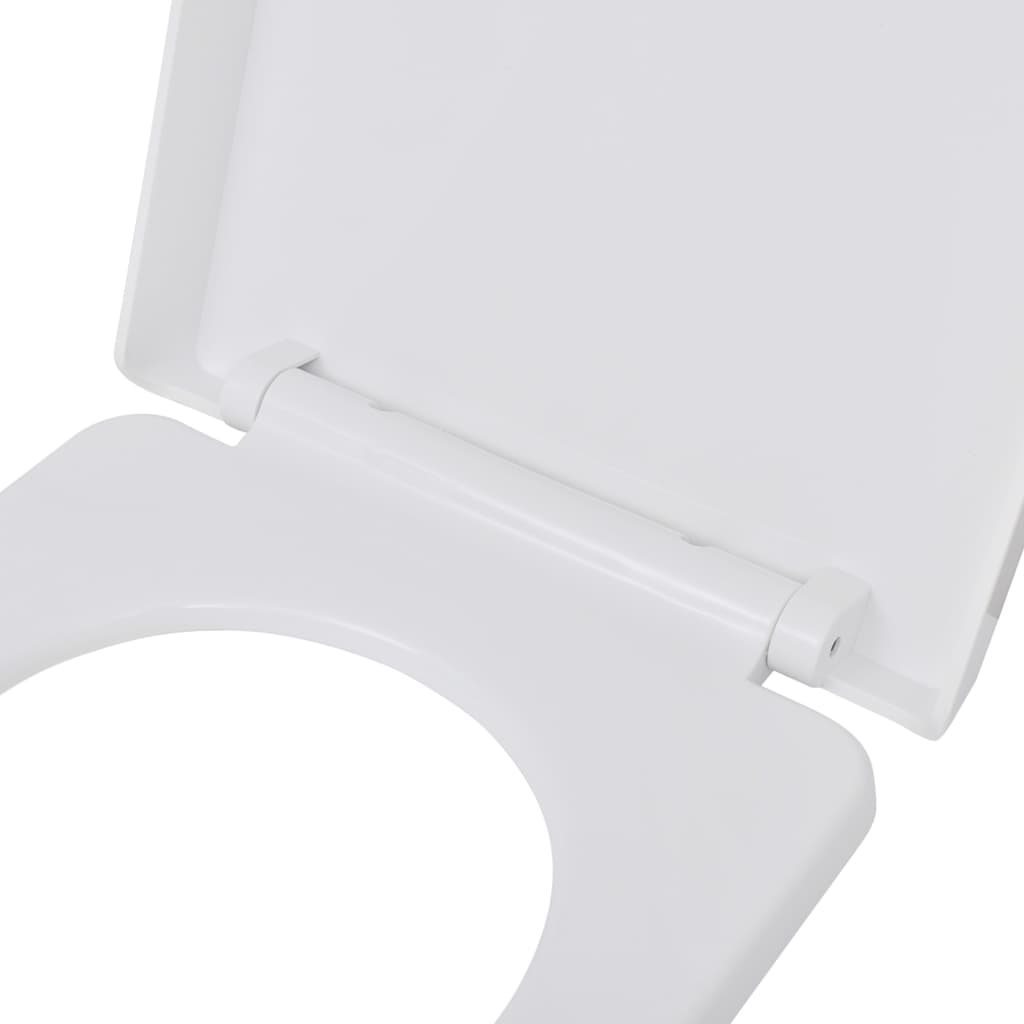 Copriwater A Chiusura Rallentata 2 Pz Plastica Bianco