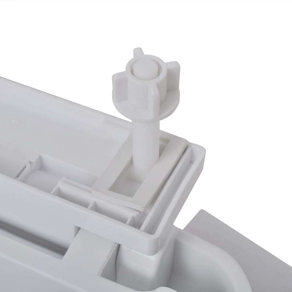 Copriwater A Chiusura Ammortizzata 2Pz Plastica Bianco E Giallo