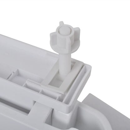 Copriwater A Chiusura Ammortizzata 2Pz Plastica Bianco E Giallo