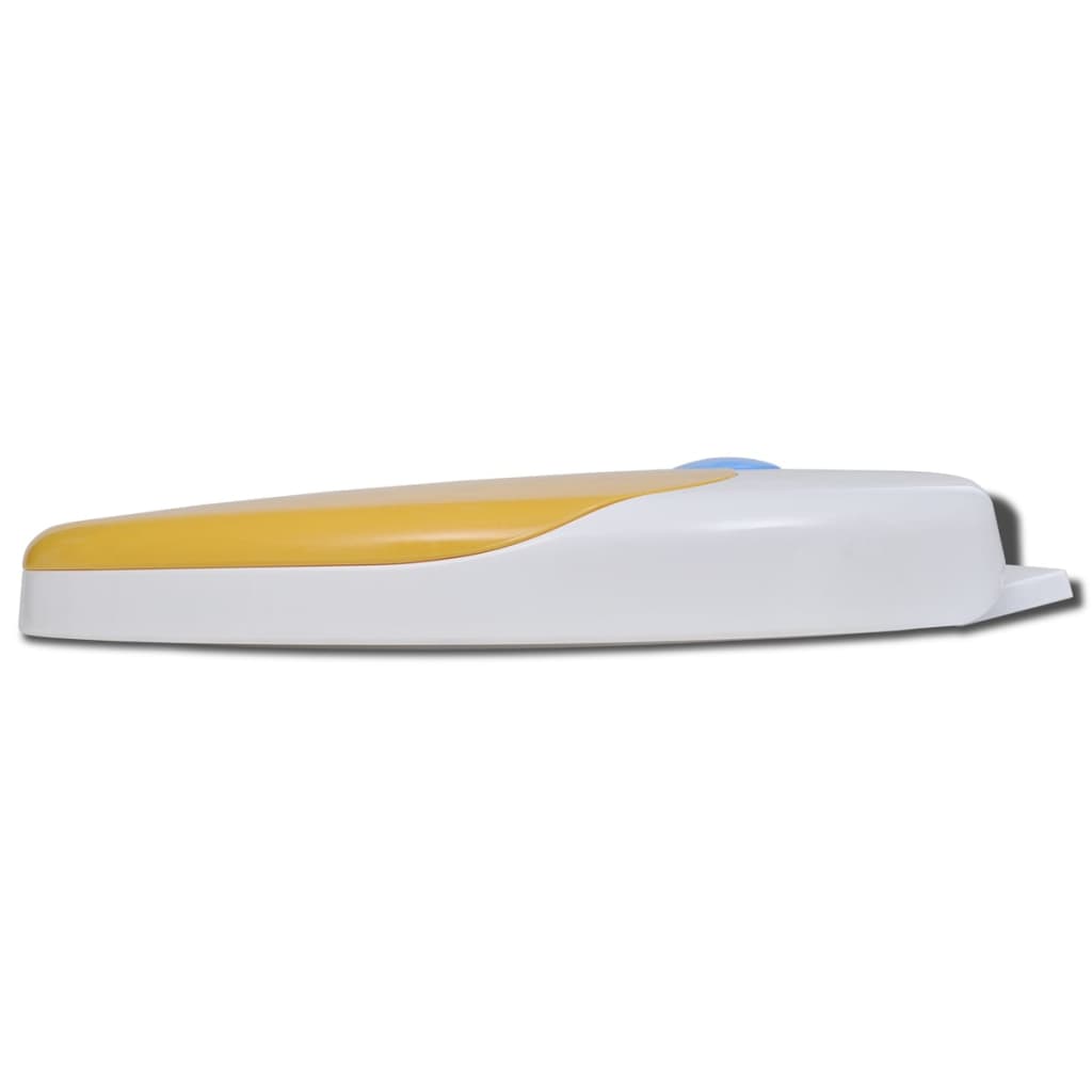 Copriwater A Chiusura Ammortizzata 2Pz Plastica Bianco E Giallo