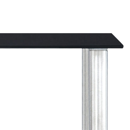 Mensola Da Cucina Nera 45X16X26 Cm In Vetro Temperato