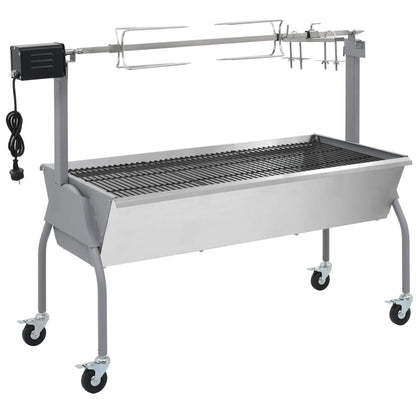 Barbecue Xl A Carbone Con Griglia E Girarrosto Elettrico
