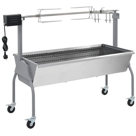 Barbecue Xl A Carbone Con Griglia E Girarrosto Elettrico